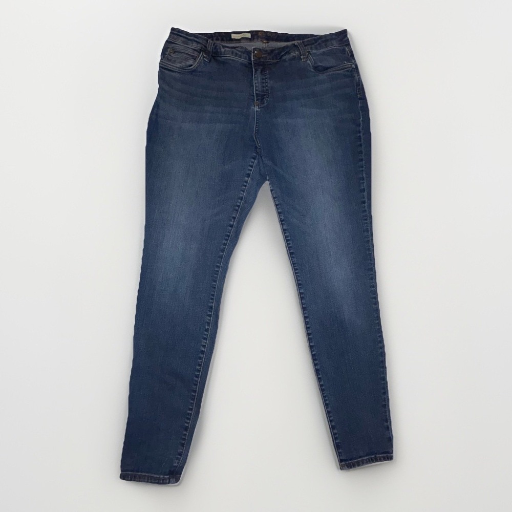 Kut from the Kloth Toothpick Skinny Jeans Women's Blue‎ Denim Size 18W